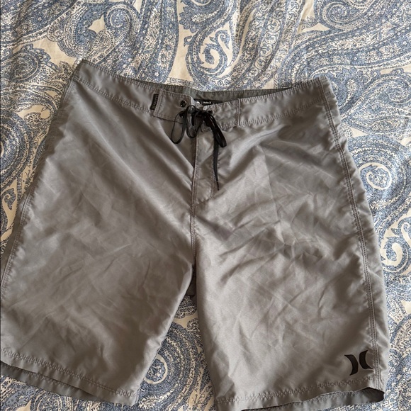 Hurley Men's Charcoal Board Shorts - Picture 1 of 3